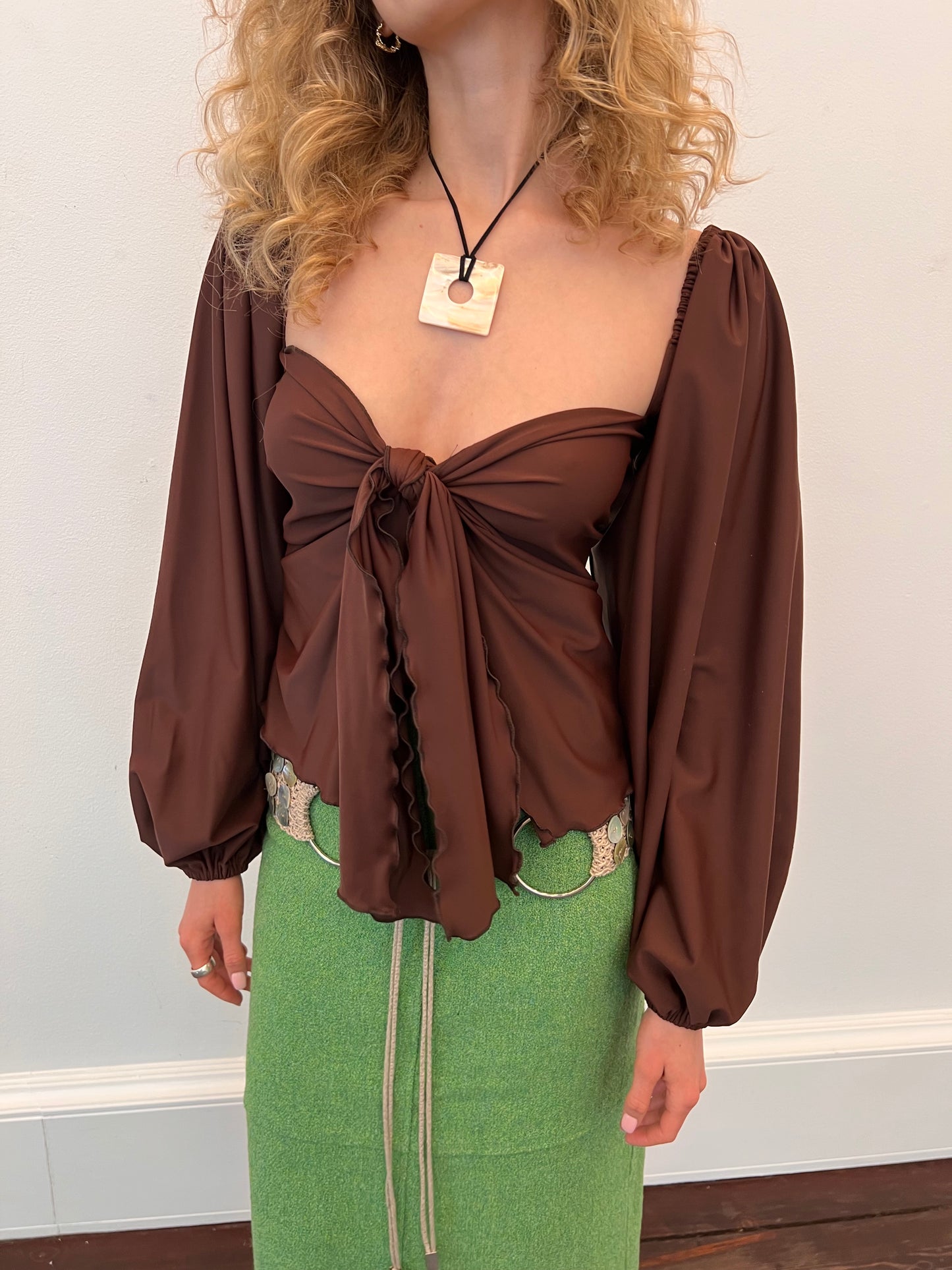 Lela Tie Top