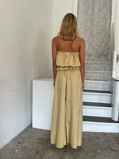 Strapless maxi skirt co-set